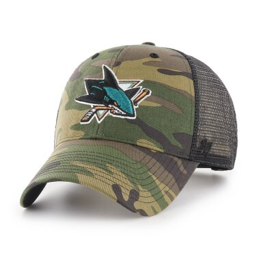 Бейсболки `47 Brand BRANSON CAMO MVP NHL San Jose Sharks